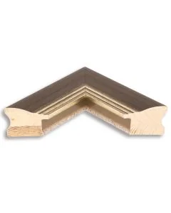 Holzrahmen D403 braun-silber