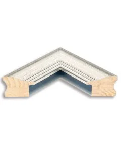 Holzrahmen D403 silber-blau