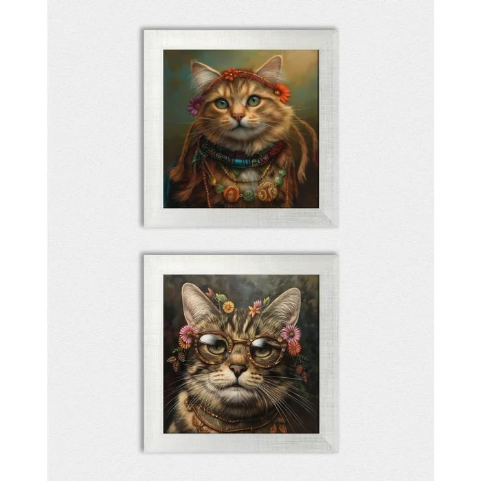 Posterset 'Hippycats B2' - 2 Poster