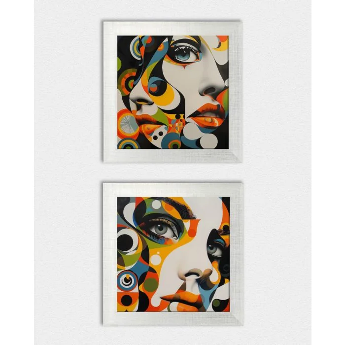 Posterset 'Colorfaces B3' - 2 Poster