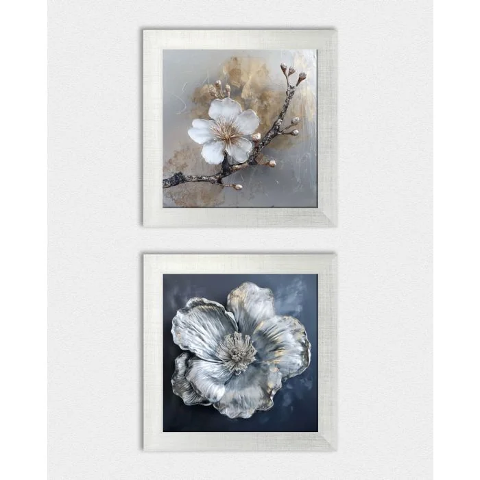 Posterset 'Silverblossom B1' - 2 Poster