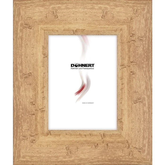 Kunststoffrahmen D107 natur-braun