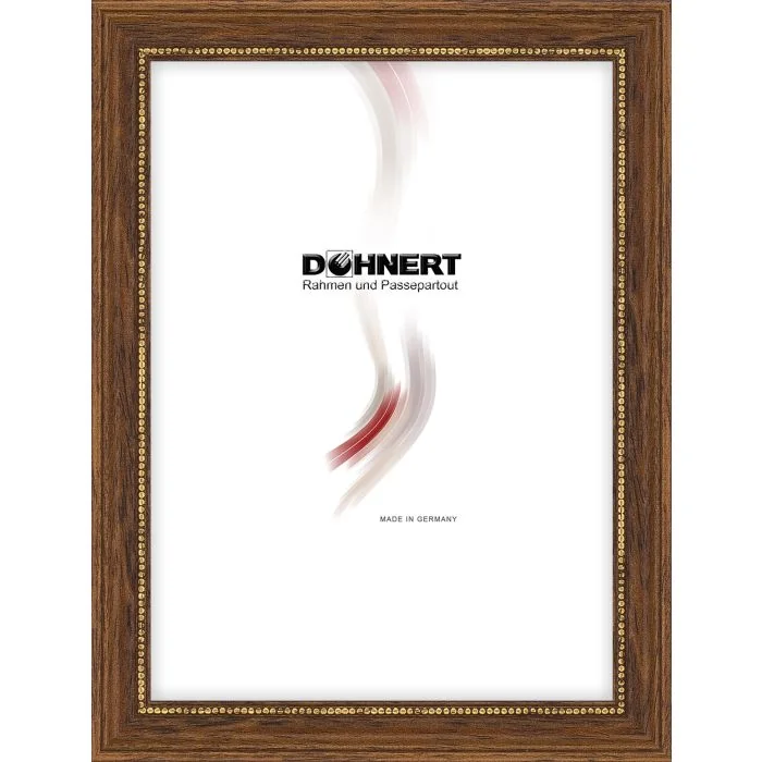 Holzrahmen D172 Muskat-Braun-Gold