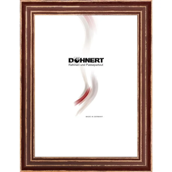 Holzrahmen D196 weinrot