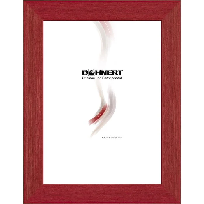 Holzrahmen D215 rubinrot-schwarz
