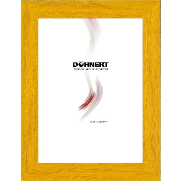 Holzrahmen D215 safrangelb-schwarz