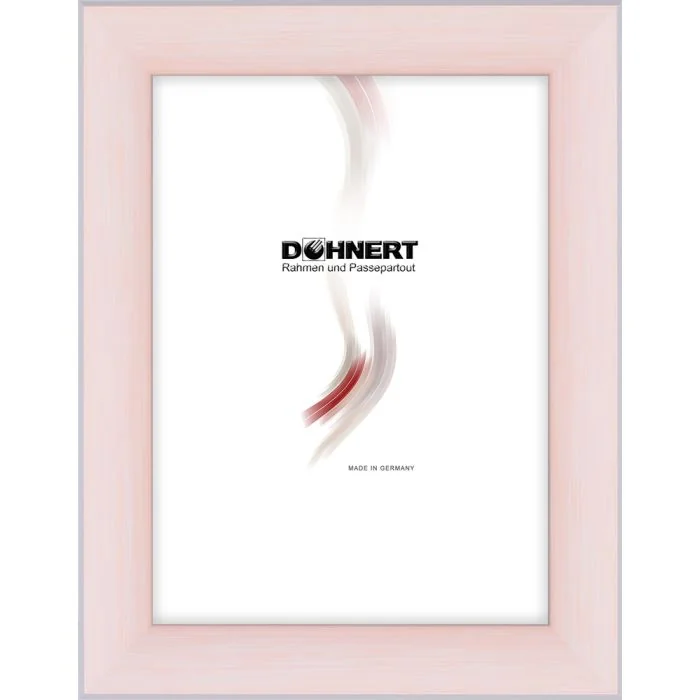 Holzrahmen D253 Rosa-weiße Seite