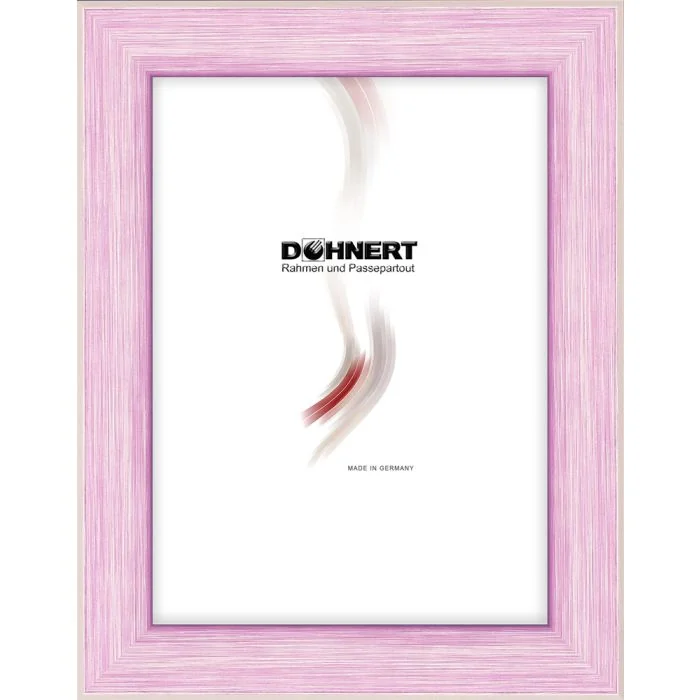 Holzrahmen D253 Pink-weiße Seite