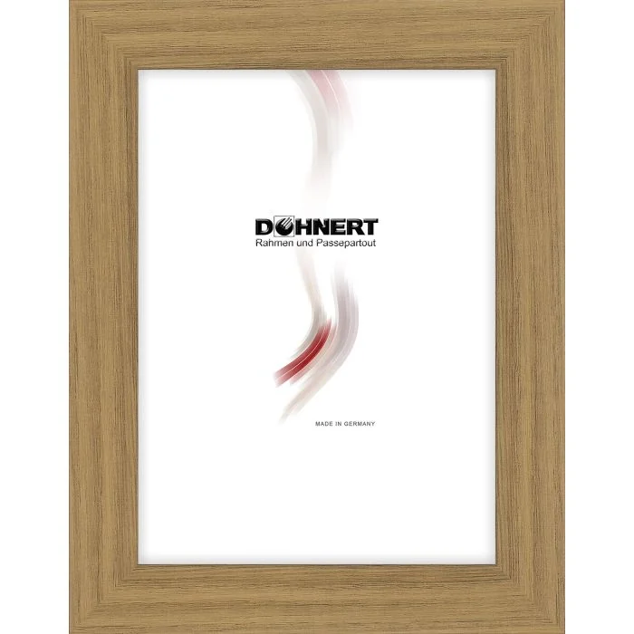 Kunststoffrahmen D256 natur-dunkel