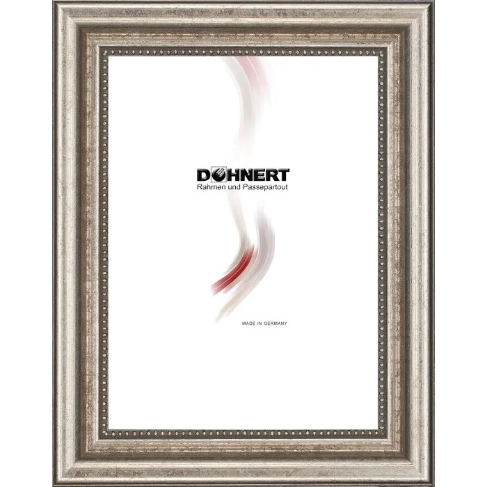 Holzrahmen D258 silber dunkel matt