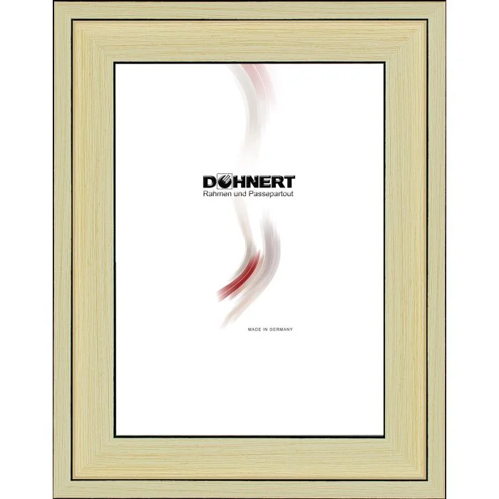 Kunststoffrahmen D325 cremeweiß