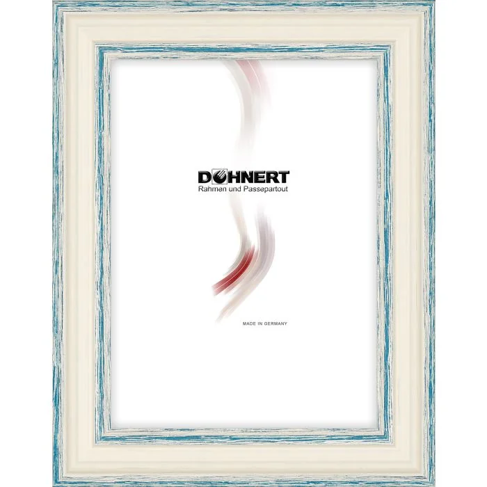 Holzrahmen D330 Blau