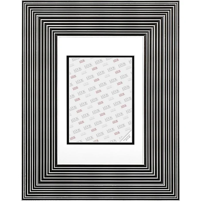 Kunststoffrahmen SL876 Schwarz Weiss