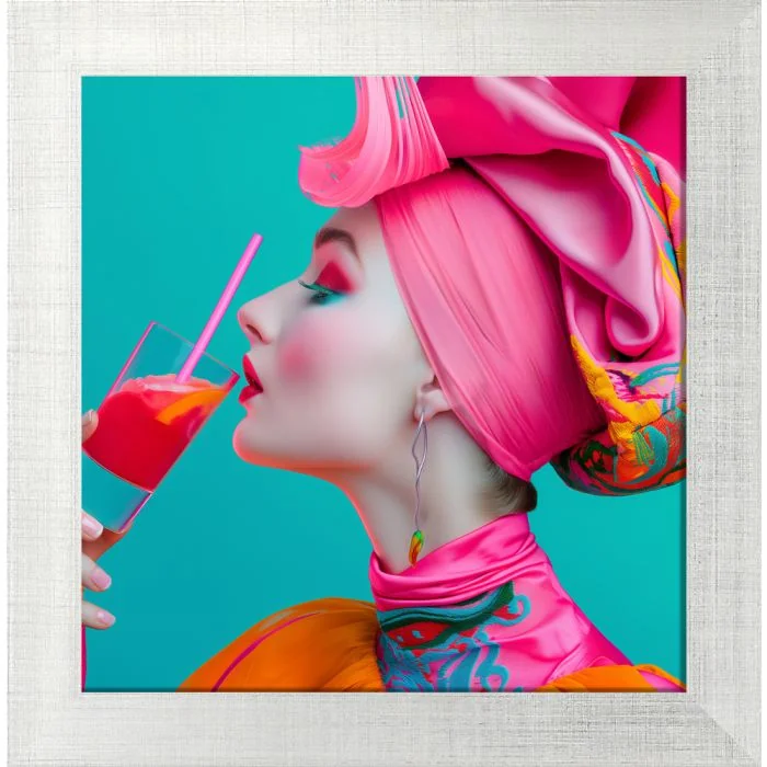 Poster mit Motiv 'Pink Lady 1'