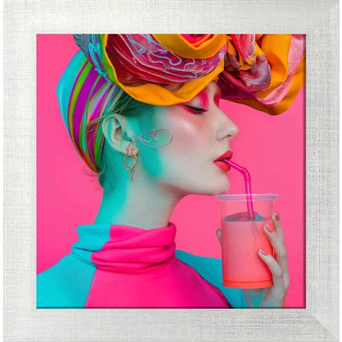 Poster mit Motiv 'Pink Lady 2'
