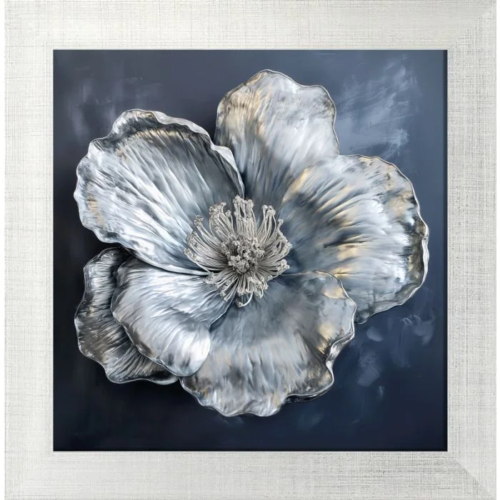 Poster mit Motiv 'Silver Blossom 3'