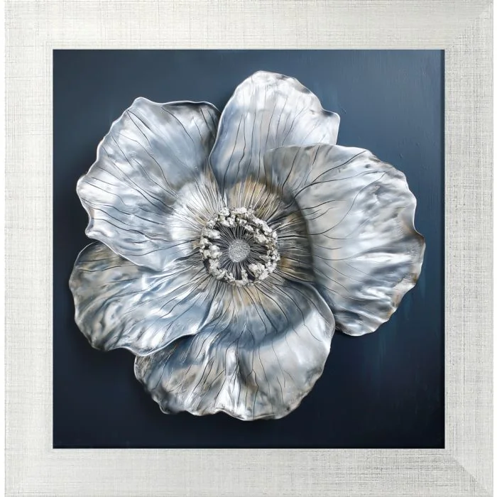 Poster mit Motiv 'Silver Blossom 4'