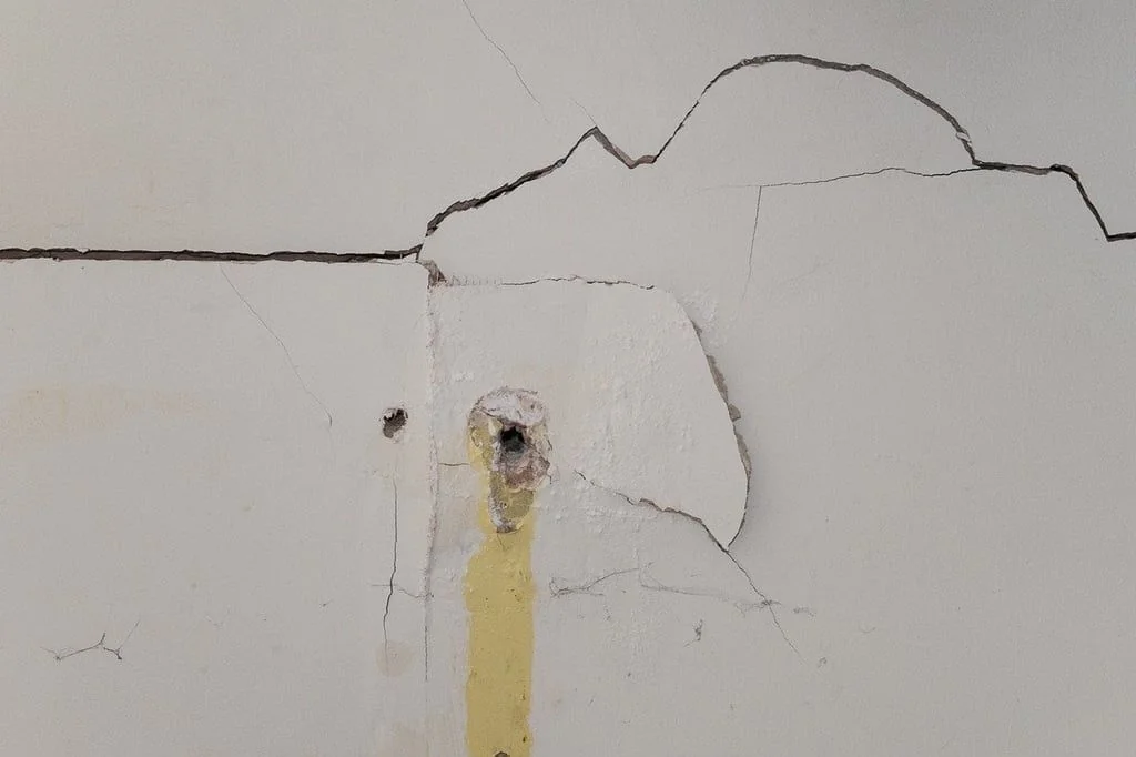 kaputte Wand