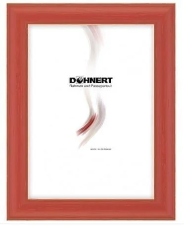 roter Holzrahmen 