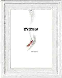 Cremefarbener Kunststoffrahmen