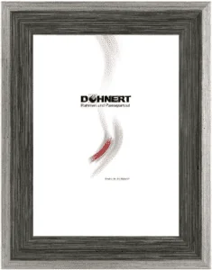 Mittelgrauer Kunststoffrahmen