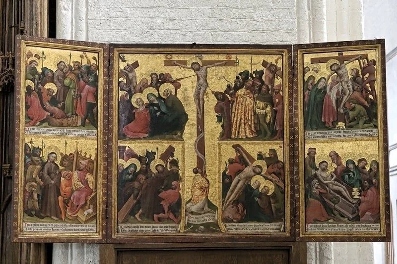 Christliches Triptychon