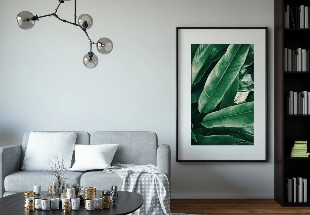 Großformat im Wohnzimmer