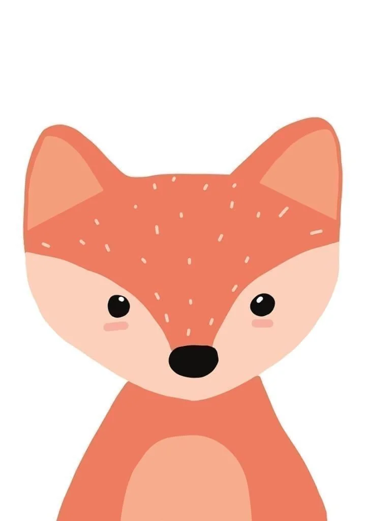 Kinderzimmerbild: Fuchs