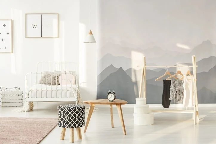 Wandgestaltung mit Bergen