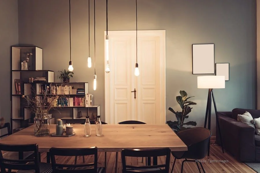 Wandgestaltung Wohnzimmer Beleuchtung
