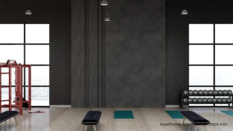 Modernes Fitnessstudio