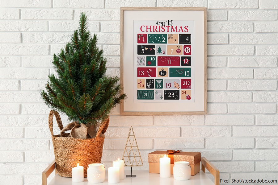 Minimalistischer Adventskalender