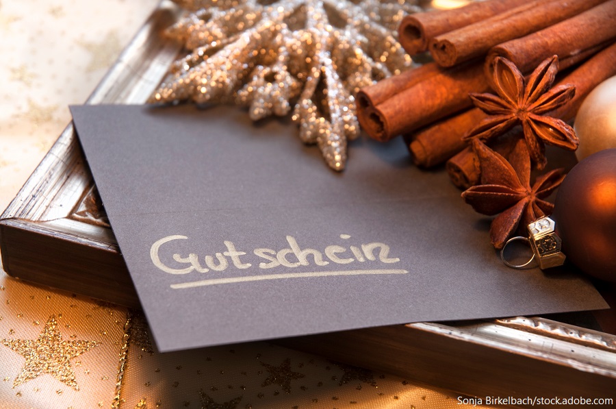 Weihnachts-Geschenkgutschein